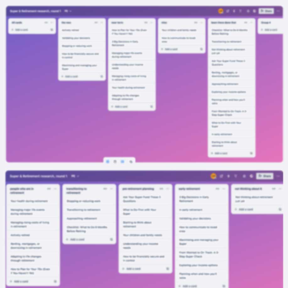 Research activities
